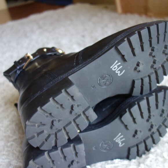 Michael Kors Kincaid Leather Zip Combat Boot - size 6M - NEW - Picture 10 of 16